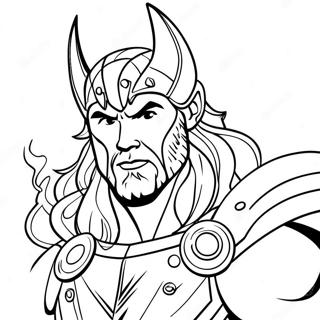 Thor Love And Thunder Coloring Page 65573-51892