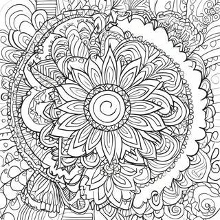 Trippy Chakra Mandala Coloring Page 65583-51904