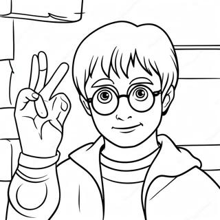 Página Para Colorir De Harry Potter E A Pedra Filosofal 65603-51918