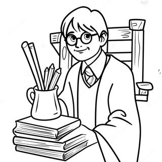 Harry Potter And The Sorcerer S Stone Coloring Page 65603-51919