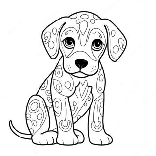 German Shorthaired Pointer Puppy Coloring Page 65644-51953