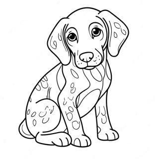 German Shorthaired Pointer Puppy Coloring Page 65644-51955