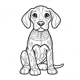 German Shorthaired Pointer Puppy Coloring Page 65644-51956