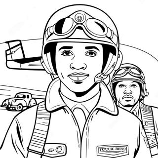 Tuskegee Airmen Coloring Page 65653-51968