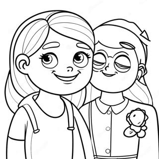 Wednesday And Enid Coloring Page 65663-51972