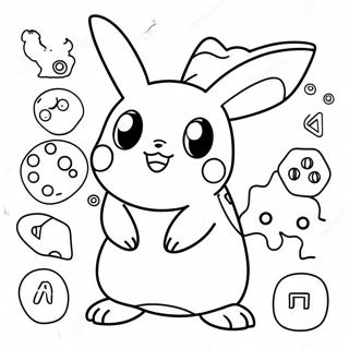 Pokemon Math Coloring Page 65693-52004