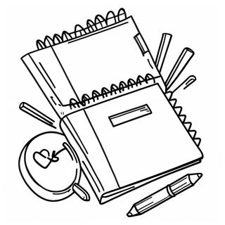 Diary Coloring Pages