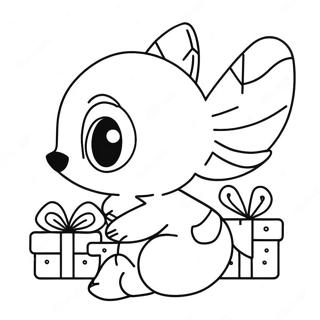 Festive Christmas Stitch Decoration Coloring Page 6571-5272