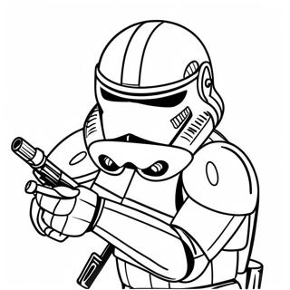 Detailed Phase 1 Clone Trooper Action Pose Coloring Page 65724-52008