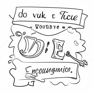 Words Of Encouragement Coloring Page 65743-52048