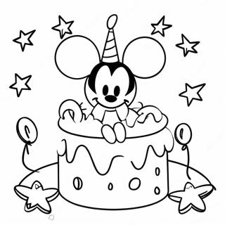 Disney Happy Birthday Coloring Page 65763-52038