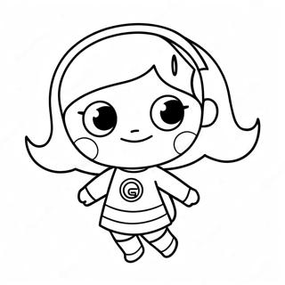 Wordgirl Coloring Pages