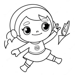 Wordgirl Coloring Pages