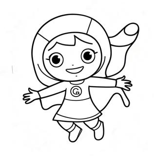 Wordgirl In Action Coloring Page 65784-52072