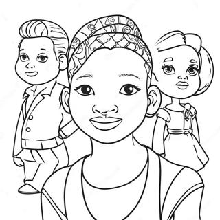 Black People Coloring Page 65793-52077