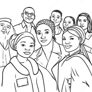 Black People Coloring Page 65793-52080