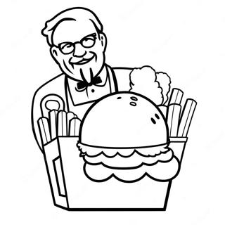 Kfc Logo Coloring Page 65803-52076