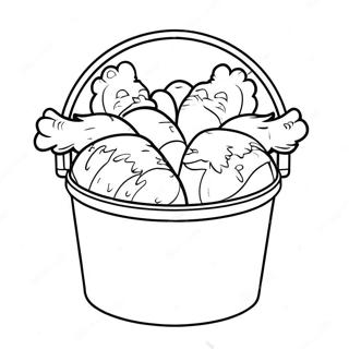 Kfc Bucket Of Chicken Coloring Page 65804-52084