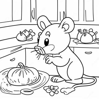 Cinderella Mice Coloring Pages