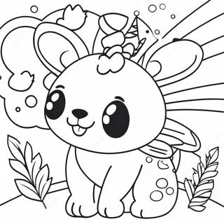 Colorful Britto Animals Coloring Page 65844-52118