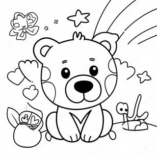 Colorful Britto Animals Coloring Page 65844-52119