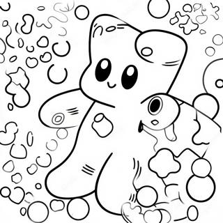 Colorful Sour Patch Candy Coloring Page 65874-52142