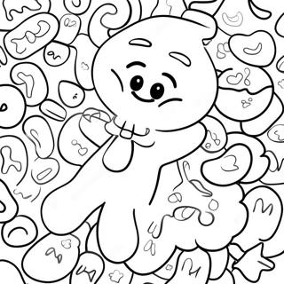 Colorful Sour Patch Candy Coloring Page 65874-52143