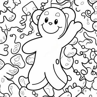 Colorful Sour Patch Candy Coloring Page 65874-52144