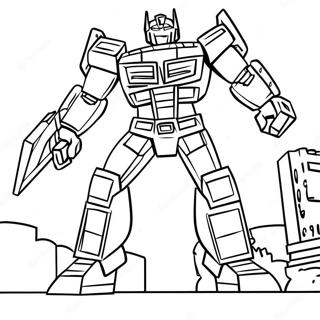 Transformers Barricade Coloring Page 65903-52158