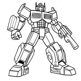 Transformers Barricade Coloring Page 65903-52159