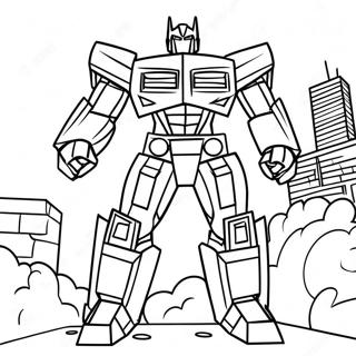 Transformers Barricade Coloring Page 65903-52160