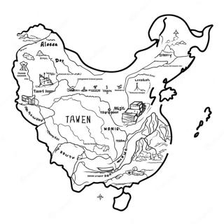 Taiwan Coloring Pages