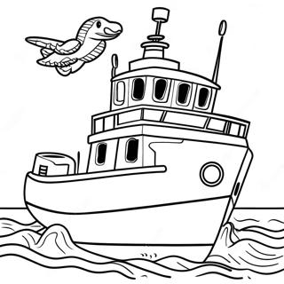 Coast Guard Coloring Pages