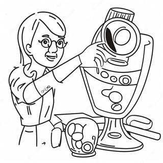 Forensic Science Coloring Pages