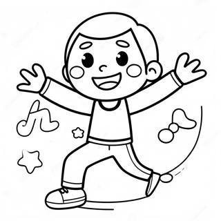 Happy Child Playing Coloring Page 65994-52234