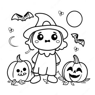 Spooky Month Coloring Pages