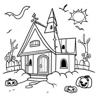 Pagina Da Colorare Di Halloween Del Mese Spaventoso 66003-52238