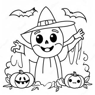 Spooky Month Halloween Coloring Page 66003-52239