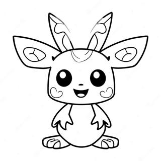 Pagina De Colorat Mimikyu 66093-52296