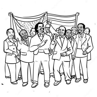 February Black History Month Coloring Pages