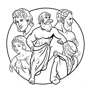 Greek Gods Coloring Pages