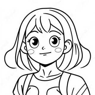 Uraraka Coloring Page 66123-52336