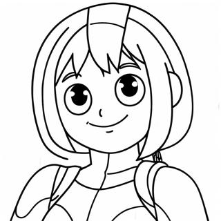 Uraraka In Hero Costume Coloring Page 66124-52347