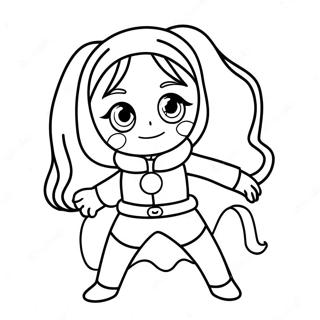 Uraraka In Hero Costume Coloring Page 66124-52348