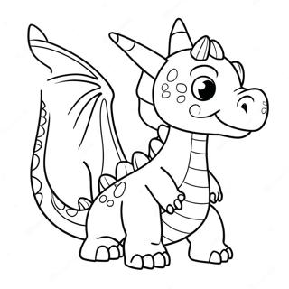 Colorful Puff The Magic Dragon Coloring Page 66165-52378