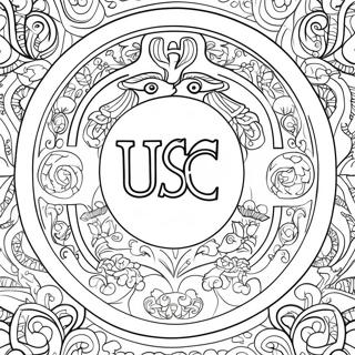 Usc-Logo Värittämissivu 66174-52371