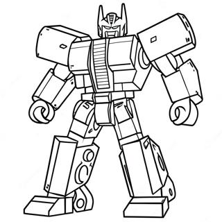 Lego Transformers Coloring Pages