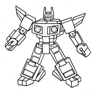 Lego Transformers Coloring Page 66294-58979