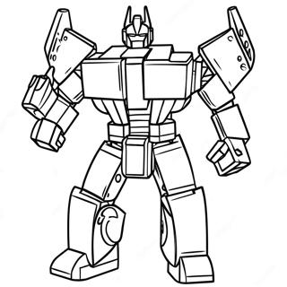 Lego Transformers Coloring Page 66294-58980