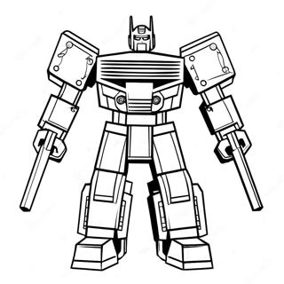 Lego Transformers Coloring Pages